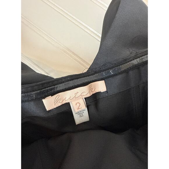 Hutch Black Strapless Bow Back Sweetheart Neck Mini Dress Cocktail Party Sz 2 - Picture 4 of 7